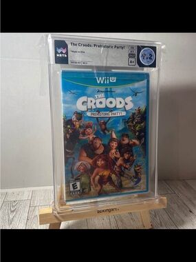 THE CROODS FOR NINTENDO WII U VGA 9.2 A+ WATA  🔥 NEW & SEALED
